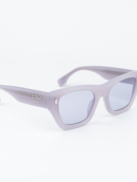 Fendi Women Sunglasses Violet Lilac Square FE40100I 81Y NEW AUTHENTIC main image 7